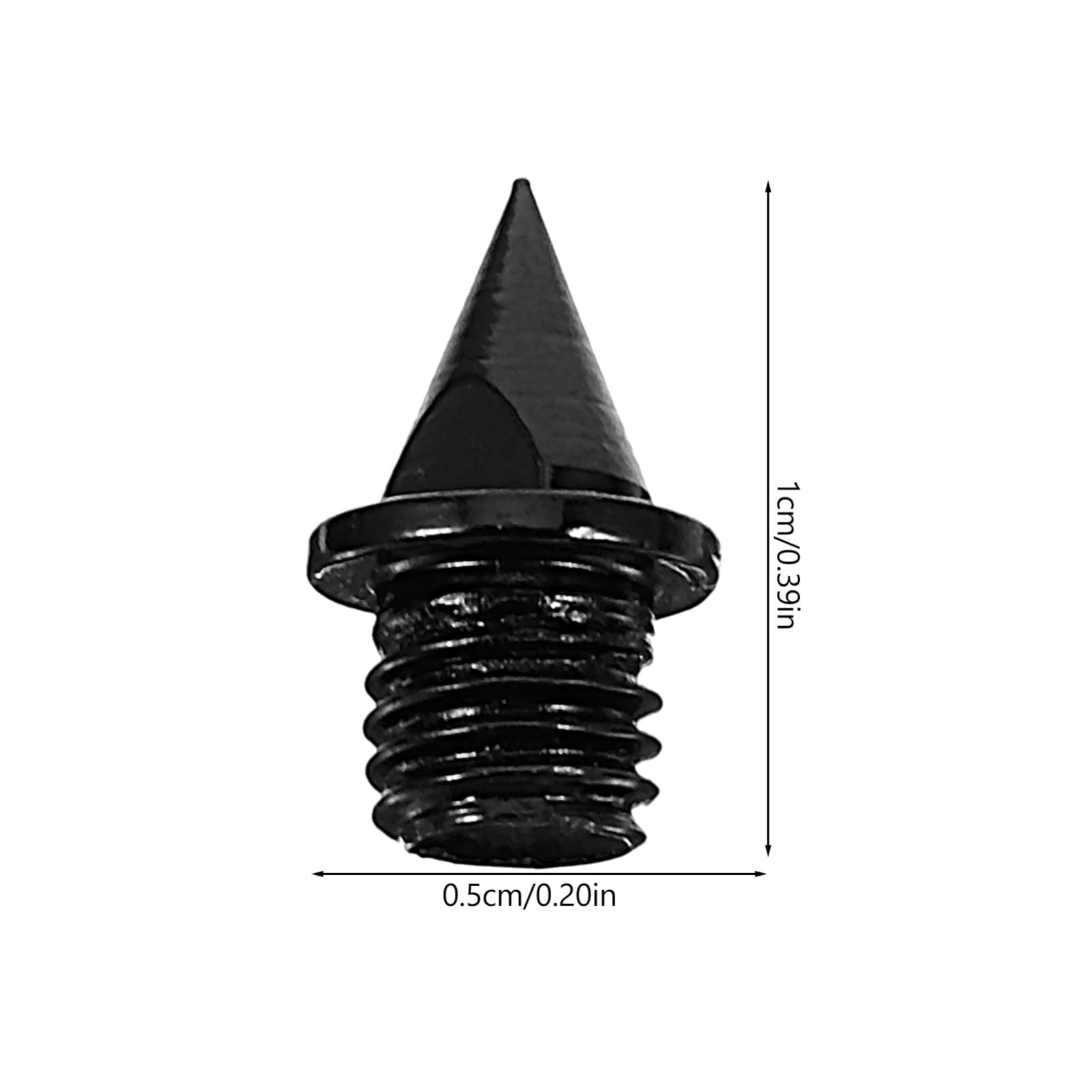 50 punte per scarpe da corsa in acciaio inox da 6 mm con chiave – 1/4 di pollice per pista e campo per sprinting, salto, cross country, resistenti