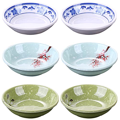 Mini Tazones Para Servir Plato De Sushi Tazón De Inmersión Tazón De Postre Con Salsa De Soja Para Tapas, Sushi, Postres, Entrantes, Salsas, Dulces, Frutas Pequeñas, Nueces, Helados, Especias 6 Piezas