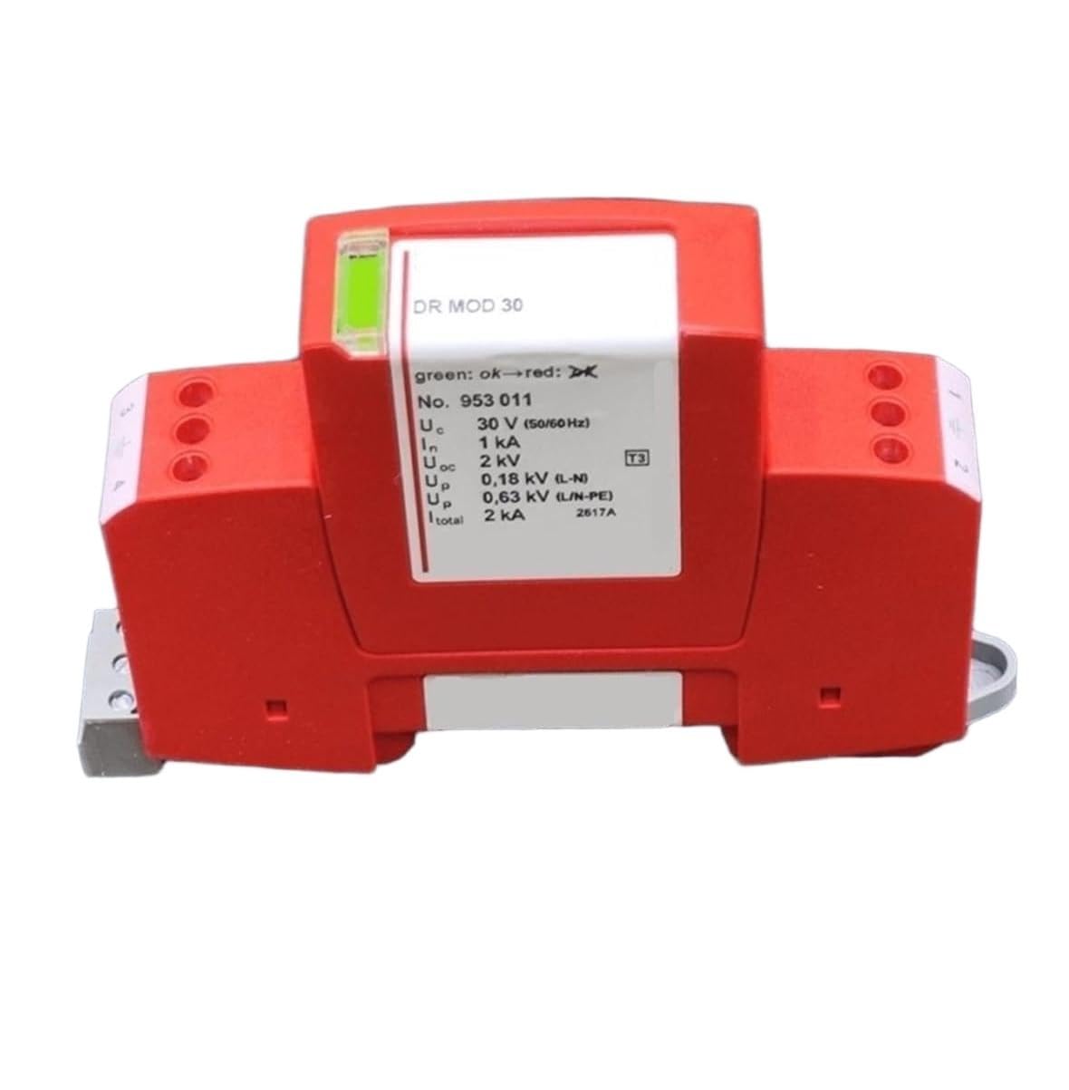 Parafoudre de Type 3 module parafoudre rail DIN 2 kA
