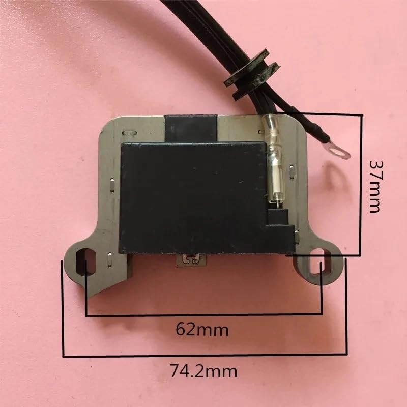 Bobina de Encendido 1E48F Apta para desbrozadora 63cc, cortadora césped, Motor 48, bobinas cortacésped 48F