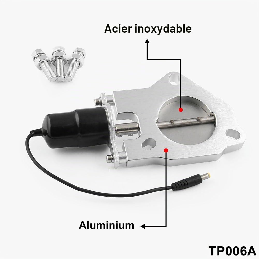 Soupape d'échappement électrique 76 mm
