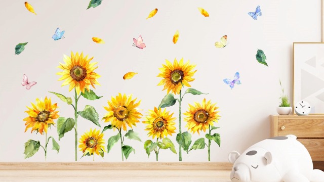 Vinilos Decorativos Sfaler de Pared Mfault Girasol miniatura 7