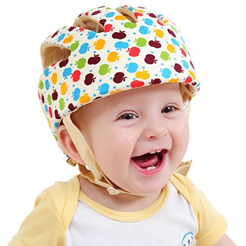 SONGZHILONGベビー・幼児 用 可愛い 洗える スポンジ ヘルメット 綿100％