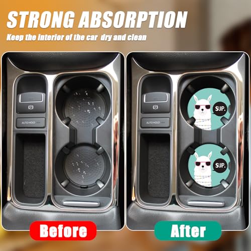 Portavasos para carro de cerámica absorbente ENXOWM miniatura 4