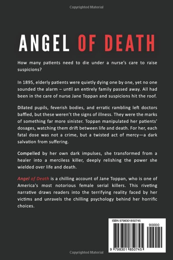 Image of Angel of Death: Uncover The Darkness of Nightmare Nurse, Jane Toppan (True Crime)