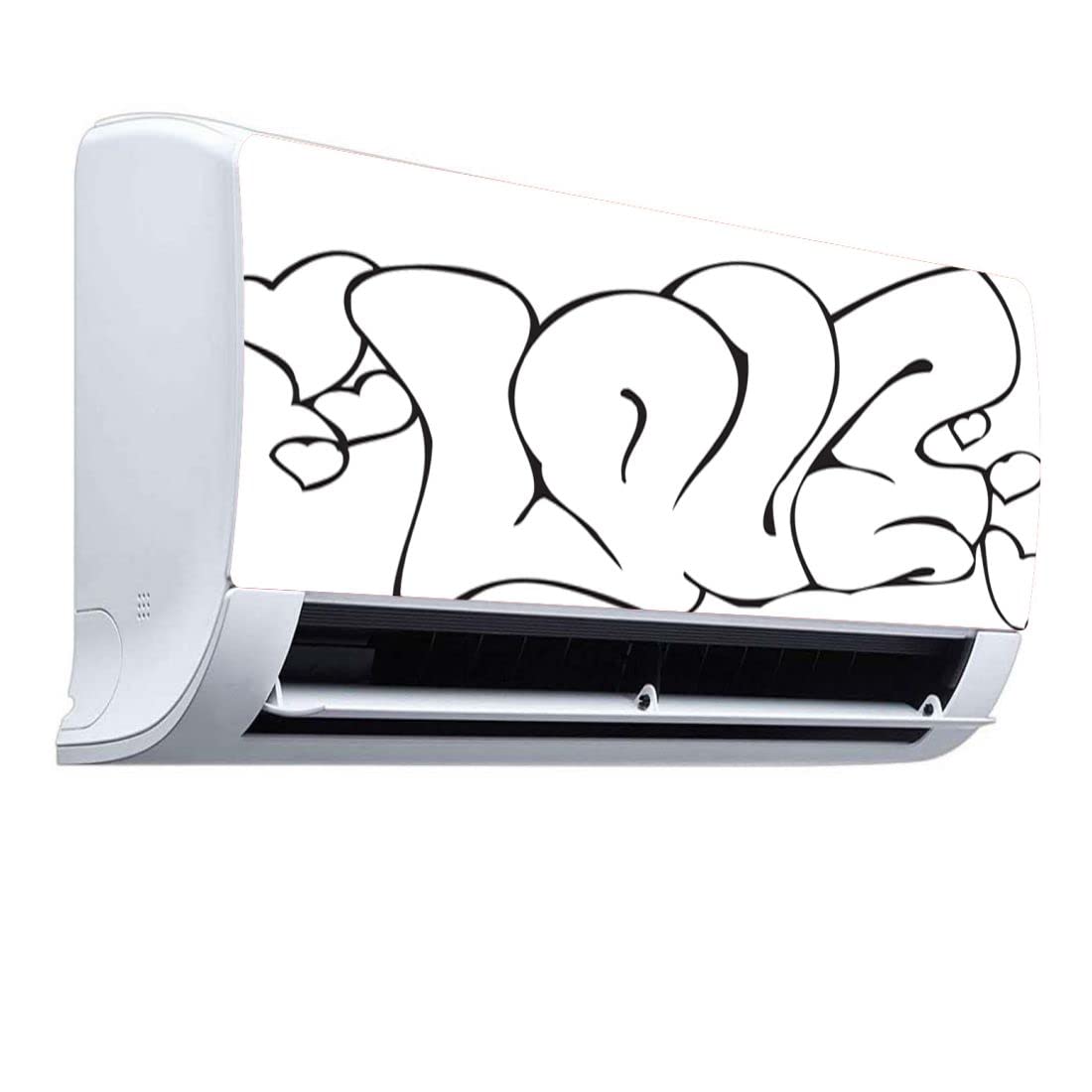 QTH LINE Art Design AC Sticker Suitable for All Type of AC QTH-AC-1419