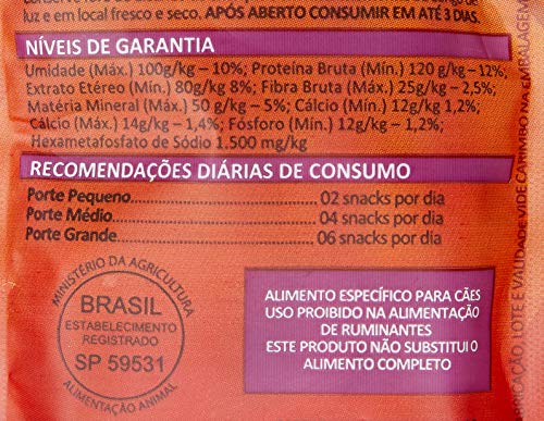 Biscoito Sabor Bacon Ipetpocket, 3 unidades