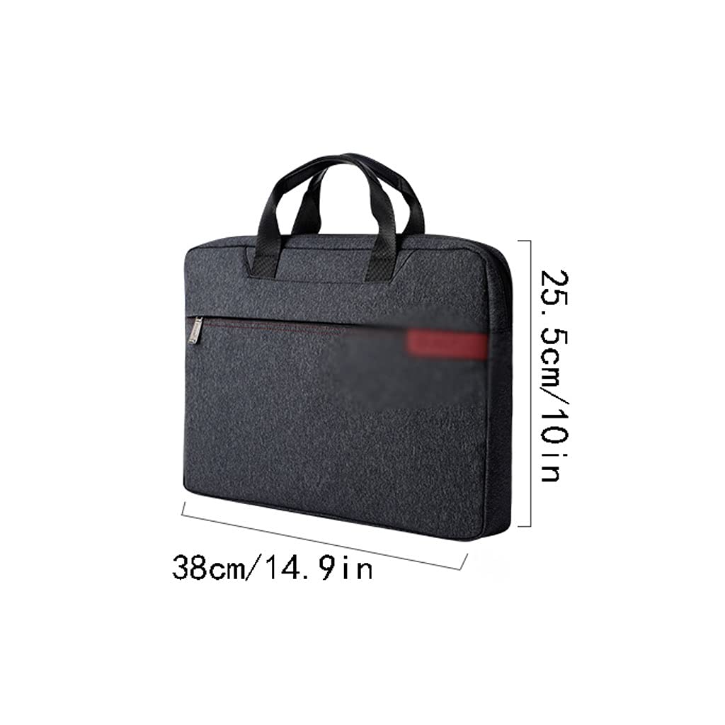 kieszeń na dokumenty File Folder Teczki Płótno Portable Dokument Tote Zipper A4 Torba Dokumentowa Black Business Casual Duża Pojemność Kieszeń Przenośna torba na dokumenty (Color : Black)