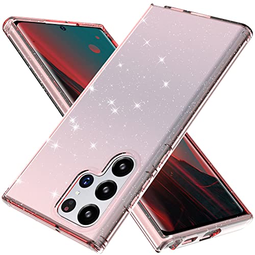 Coque Galaxy S22 antichoc pour éviter les fissures du verre avec silicone rose souple