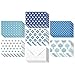 BEST PAPER GREETINGS 48 Pack Blue Stationery Notecards and Envelopes Set - 4x6-Inch All Occasion Thank You Notes for Birthdays, Business - 6 Floral Designs (Blank Inside) - Blank Cards And Envelopes