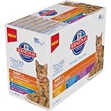 Hill Science Plan Feline Adult Katzenfutter Biscuit Fragile Magen-Huhn mit Ei / Reis (12 X 85g)