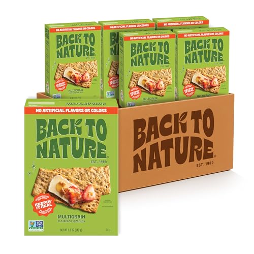 Back To Nature Multigrain Flax Seeded Flatbread Crackers