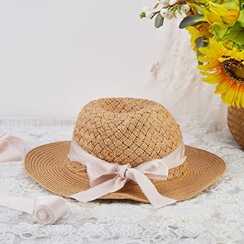 Light Beige Chiffon Ribbon For Gift Wrapping - Keypan Silk Satin Ribbons For Crafts 1 1/2" X 21 Yd Soft Handmade Fringe Frayed Edged Baby Shower Bridal Bouquets Light Invitation Decor #TOP4