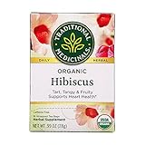 Traditional Medicinals Organic Hibiscus Herbal Tea, 16 Tea Bags (Pack Of 1)
