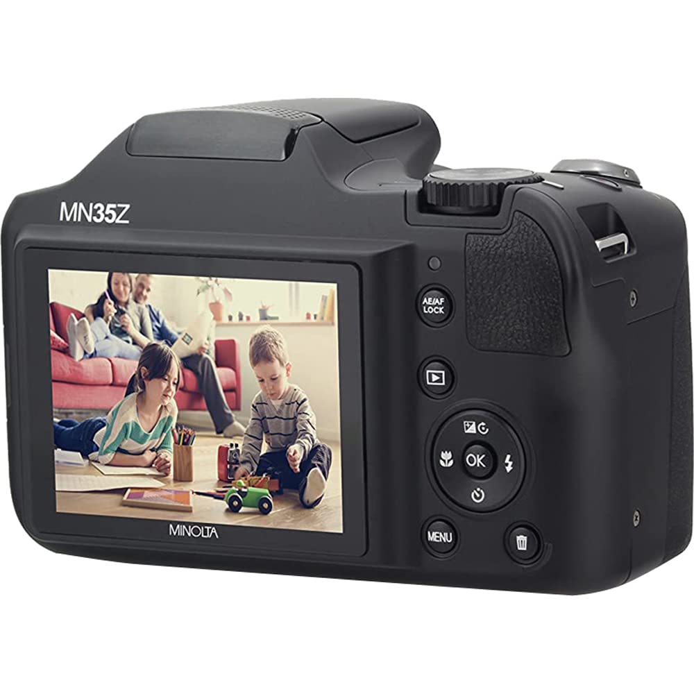 Amazon.com : Minolta MN35Z-BK 20MP 35X Optical Zoom Wi-Fi Bridge
