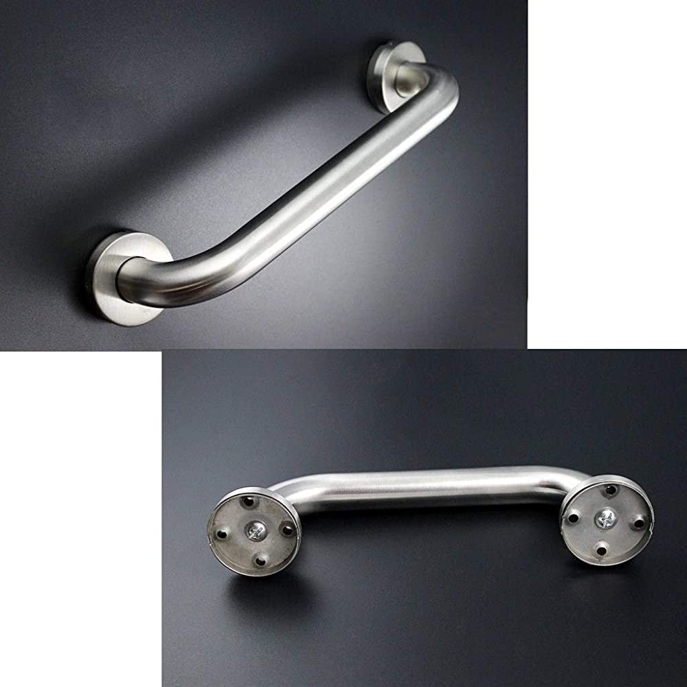 Pasamanos Asideros Pasamanos de Seguridad Barra de Apoyo Ducha Acero Inoxidable Cepillado Inodoro Baño Bañera Asidero Seguro para Pared Ancianos y niños
