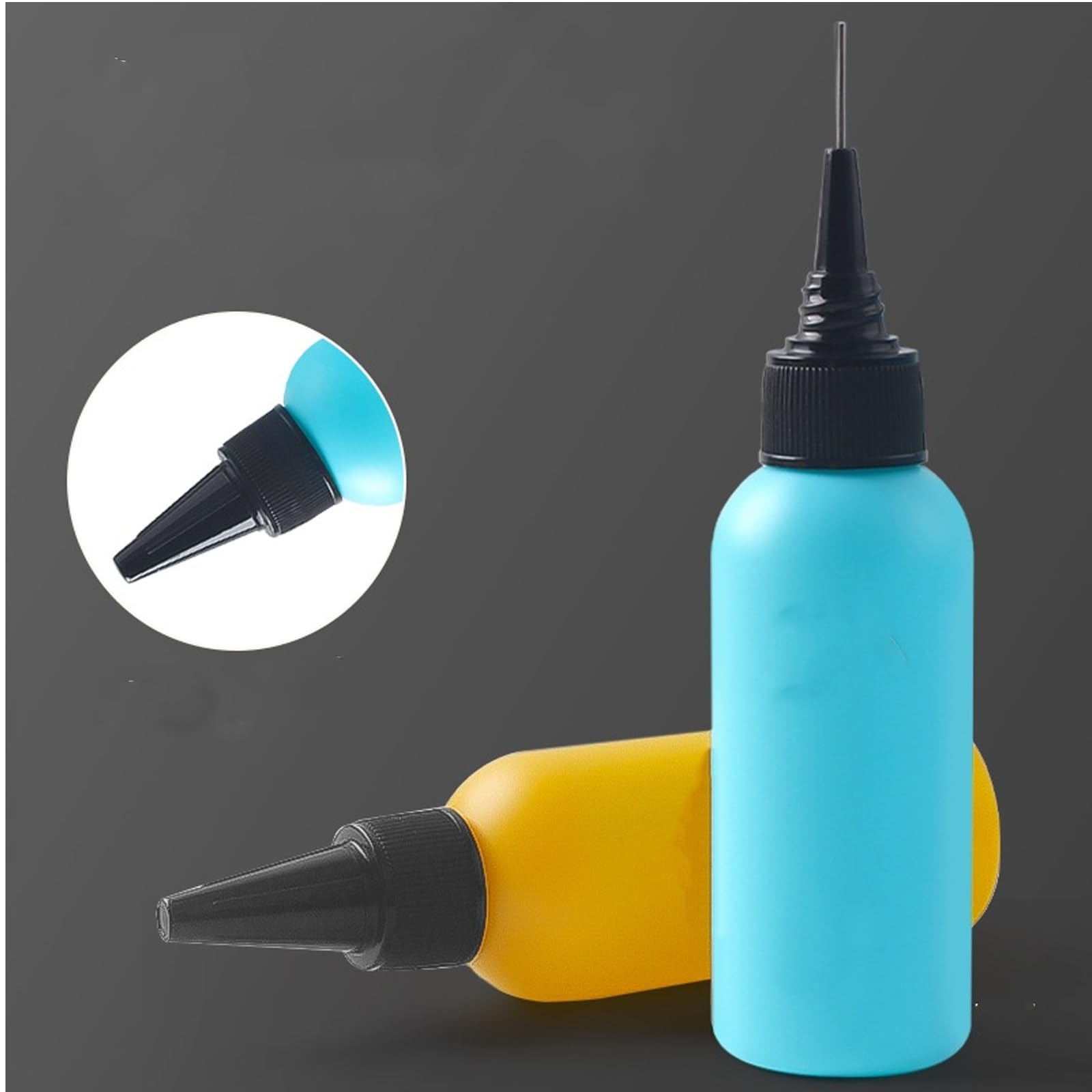 Bottiglia Liquido Di Plastica Con Distribuzione Di Ago Rosin Colla Solvente 60 Ml Bottiglia Mobile Strumento di Riparazione Ugelli Strumento di Perdita Ugelli Strumento