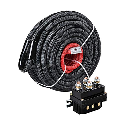 Cable Sintético para Winch Anzio 85ft 20500LBs con Relay 500A miniatura 1
