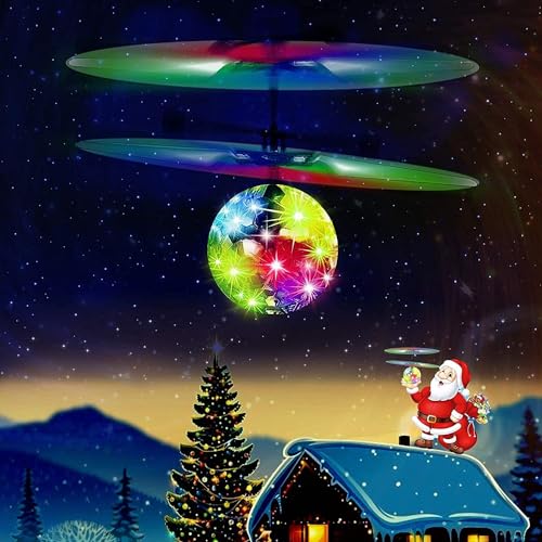 Fliegender Ball, Mini Drohne für Kinder, Flying Ball für Indoor und Outdoor, Fliegender Ball für Kinder, Fliegendes Spielzeug für Jungen und Mädchen Alter 3,4,5,6,7,8+