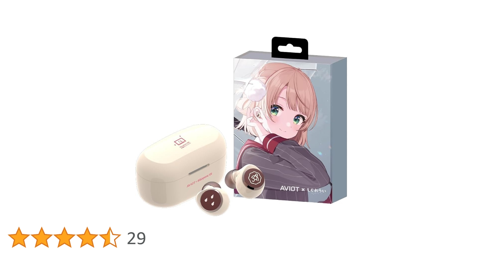 AVIOt × しぐれうい コラボイヤホン Amazon.co.jp: AVIOT TE-D01v-SGR しぐれうい コラボイヤレス
