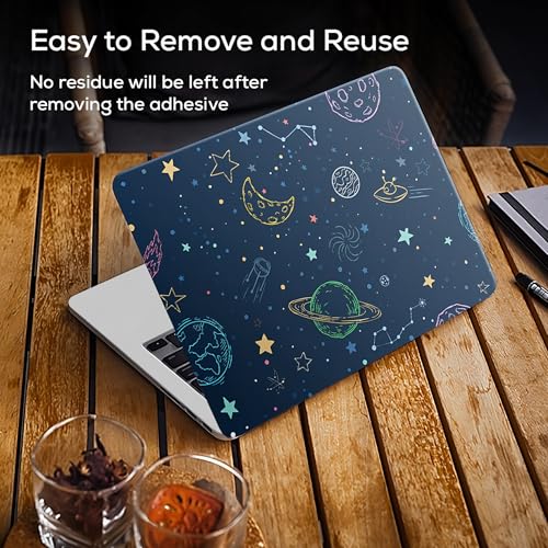 Image of Laptop Skin /Sticker /Cover Bubble-Free| Laminated| Removable| HD Quality Sticker for Laptops Upto 15.6 Inches Compatible with Hp /Dell /Acer /Lenovo /Asus etc.(Space-215)