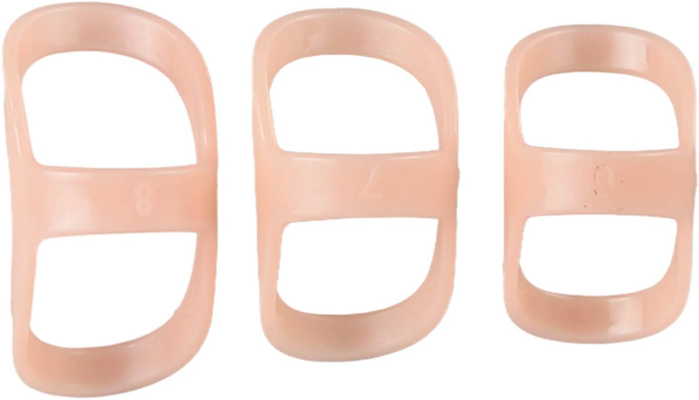 Oval Finger Splint, 3PCS Finger Support Brace Finger Stabilizer, Finger