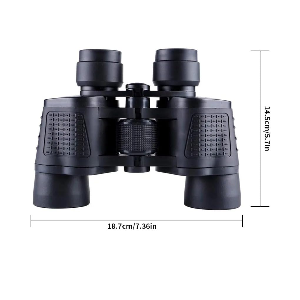 Binocolo 80x80 Potente Telescopio 10000 m Ad Alta Definizione per Campeggio Escursionismo Vetro Ottico Completo Visione Notturna Luce Bassa