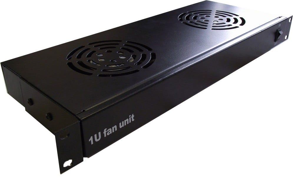 kenable Ventilateur Tray 1U 19 inch Rack Montage Données Schrank 2 Voies Refroidissant