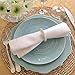 White Linen Hem Stitch Dinner Napkins - Set of 6 20