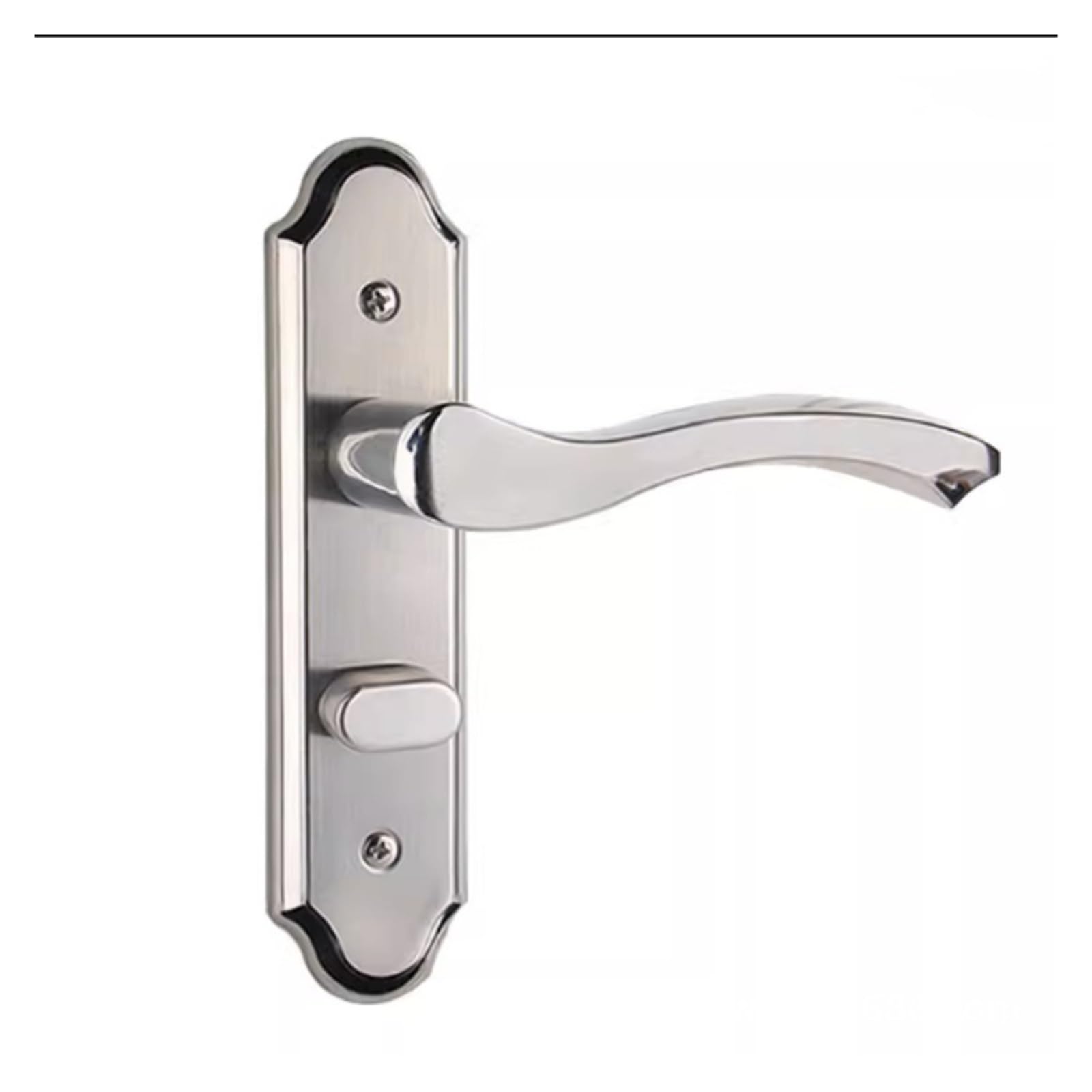 Serrure de porte de salle de bain anti-corrosion en acier avec entraxe de 110mm
