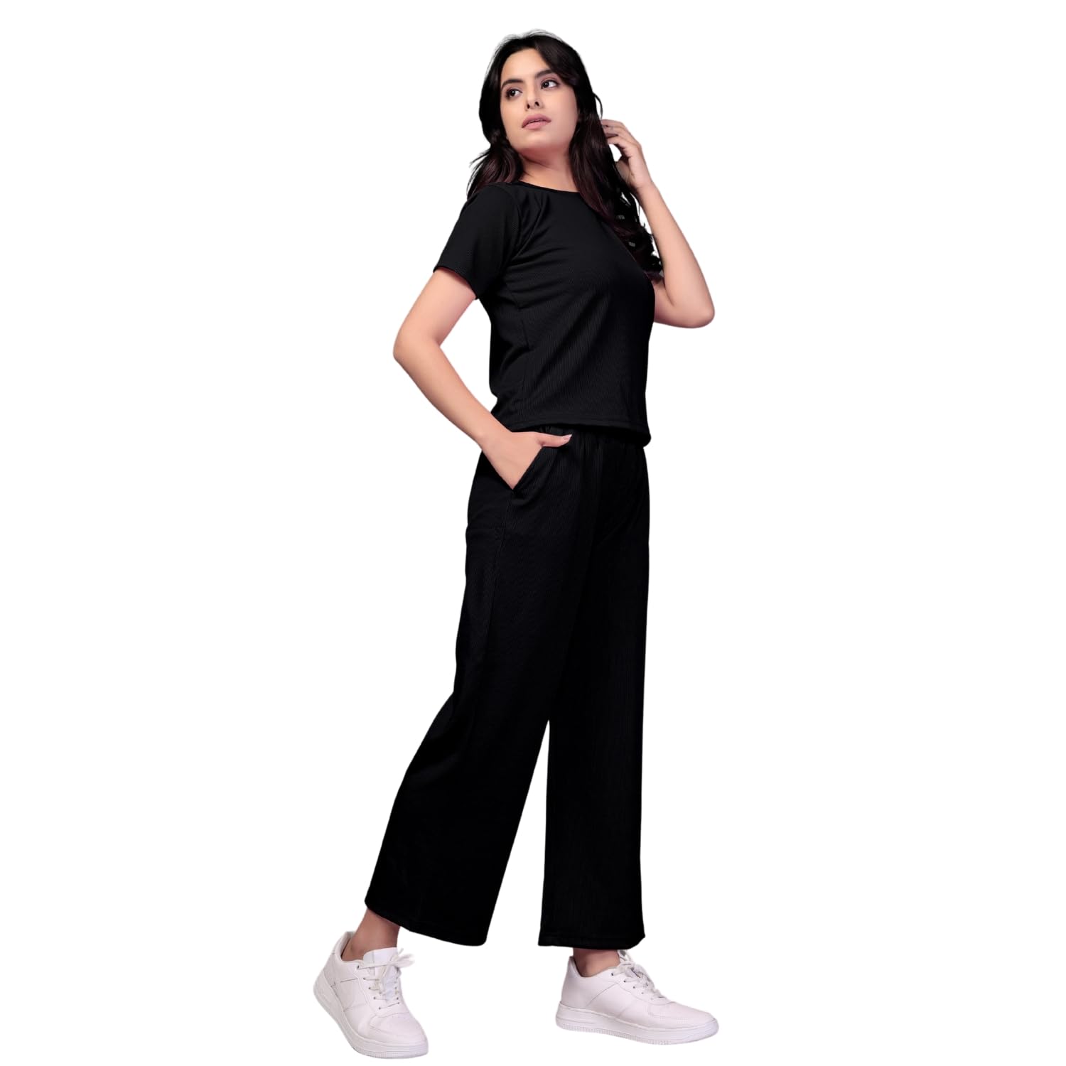 Co-ords Set for Womens | Top and Trouser Set | Casual Co-ord Set for Women for Office Wear | Two Piece Co-ord Set | Top & Pant