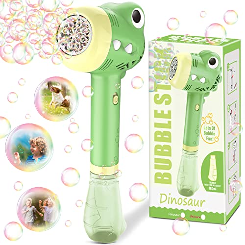 Bubble Machine for Kids | Outdoor Toys for Toddlers Age 3-5 | Perfect as a Gift for Party Favors Birthdays Valentine Halloween and Christmas | Battery Operated Bubble Wand for Easy Outdoor Use