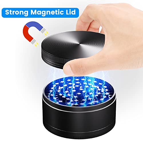 Spice Grinder Large 3.0 Inch (Black) - Image 6