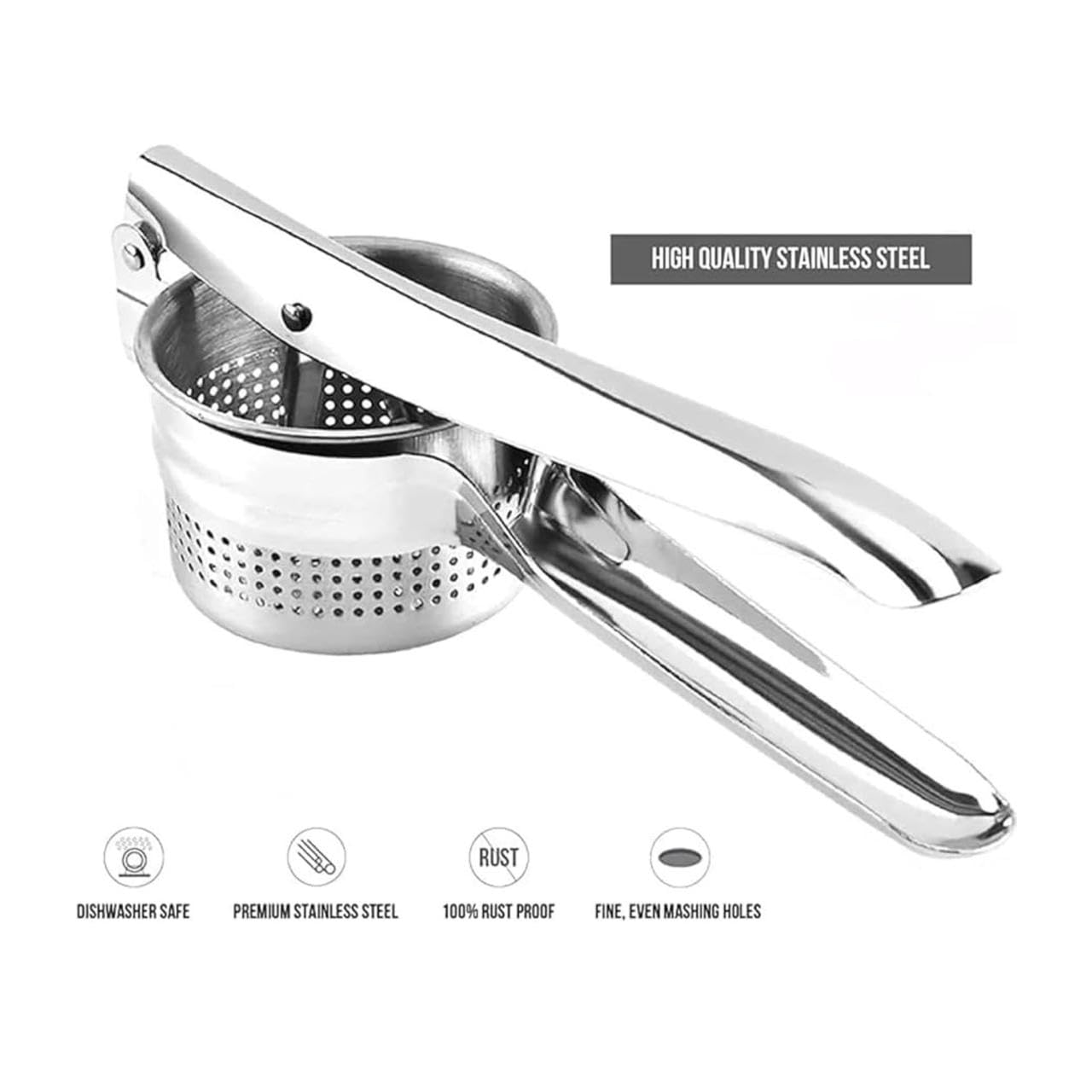 Mooli Squeezer - Potato Masher & Vegetable Squeezer -5