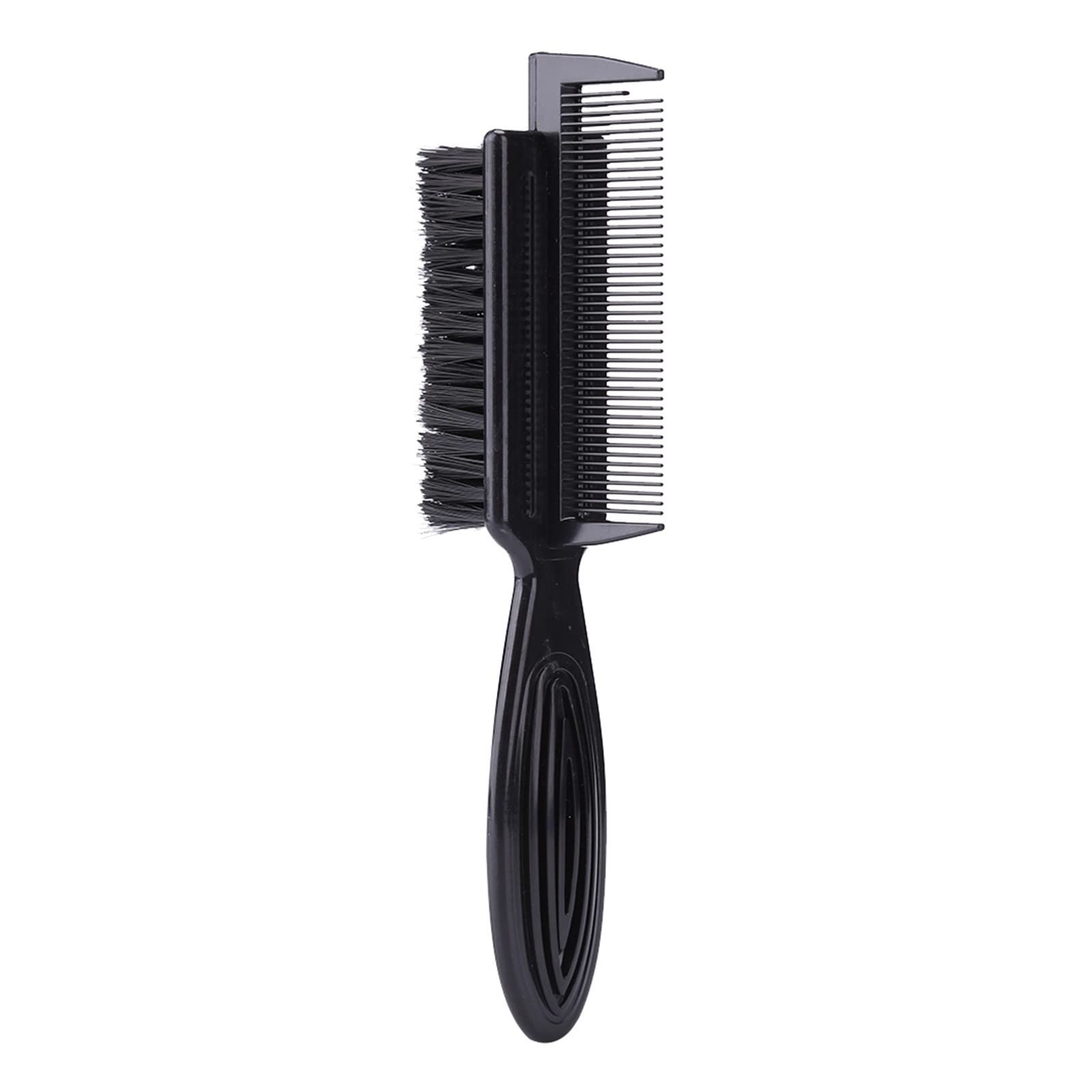 DieffematicSZ Grzebień Portable Trimming Comb Double Sided Small Brush Hair Cutting Cleaning Two In One Hair Shaving Comb Beard Brush