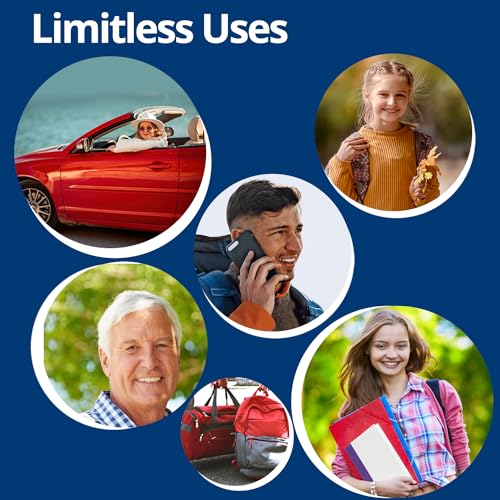 Image of Family1st GPS Tracker for Vehicles, Kids, Teenagers, Cars, Seniors and Assets. 4G LTE GPS Tracker with SOS. Black Portable, Compact and Hidden with Real Time Updates (Combo Large)