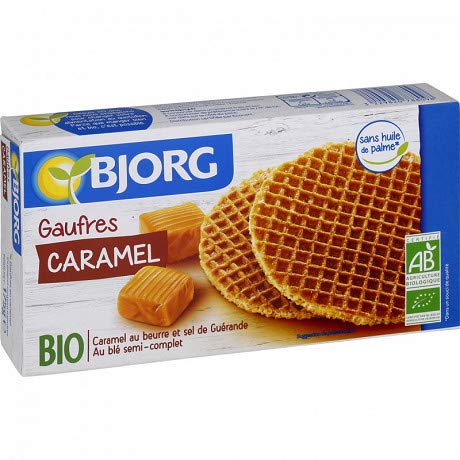 Bjorg - Gofres de caramelo (175 g, 4 unidades)