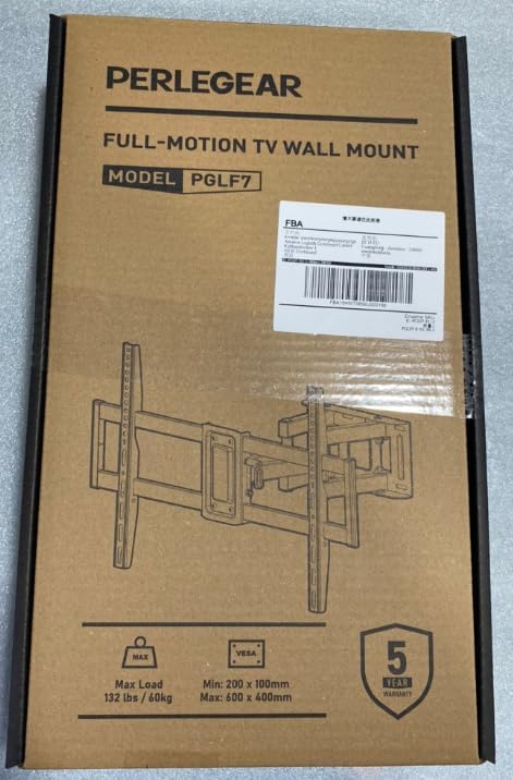 Perlegear TV tartó 37-70" LED LCD Plasma görbült lapos TV-hez 60kg VESA 400x400