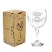 Produktbild Ginsanity [645 ml Copa Glas Gin und Tonic [G&T] Balloon Gläser Für Cocktails und Geschenkbox - Gin is mightier than the sword