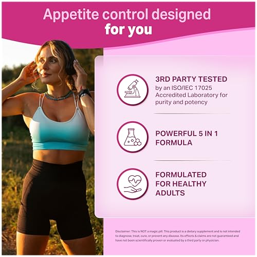 Harmony Glow GLP-1 | Promotes Weight Loss for Women, Helps Appetite Control & Promotes Energy - Assists Metabolic Pathways Linked to GLP-1 Signaling & Fat Loss - 3rd Party Tested Supplement - 60 Pills - Image 5
