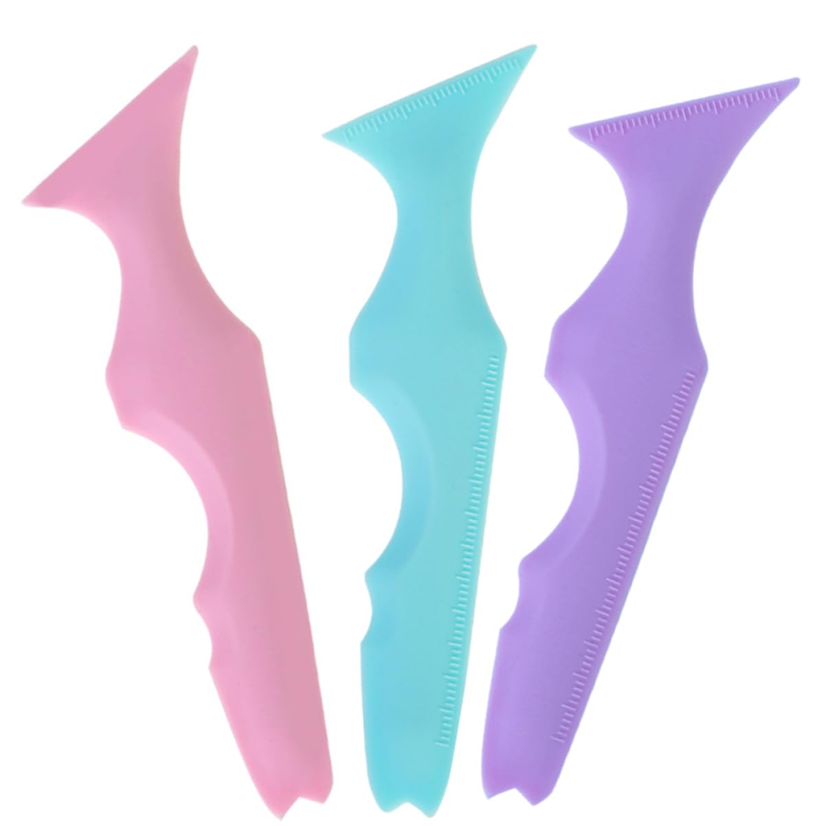 MAGICLULU 4 Set Di Stencil Per Sopracciglia Per Principianti in Silicone Per Eyeliner Applicatore Per Mascara Kit Di Strumenti Per Il Trucco 3 Pezzi*4