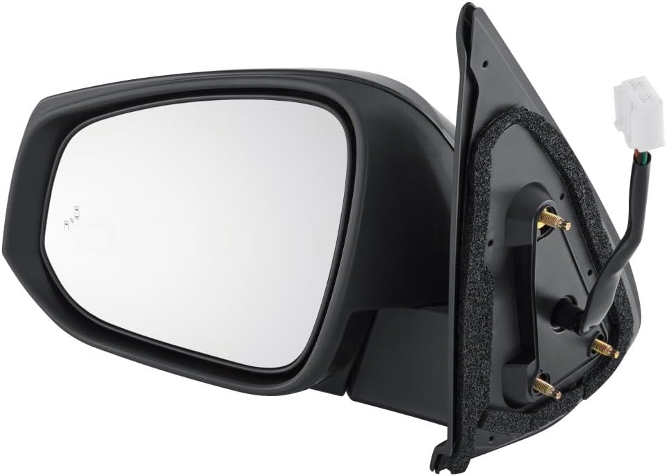 For Toyota Tacoma 2016-2023 Door Mirror Driver Side | Power Glass | Heated | Manual Folding | Flat | Paint to Match | With Blind Spot Detection | Replacement For TO1320350 | 191275136355, 8794004250