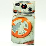 iphone 4S Case BB-8 BB8 Droid Robot Pattern Leather Wallet Credit Card Holder Pouch Flip Stand Case Cover For IPHONE 4 4S