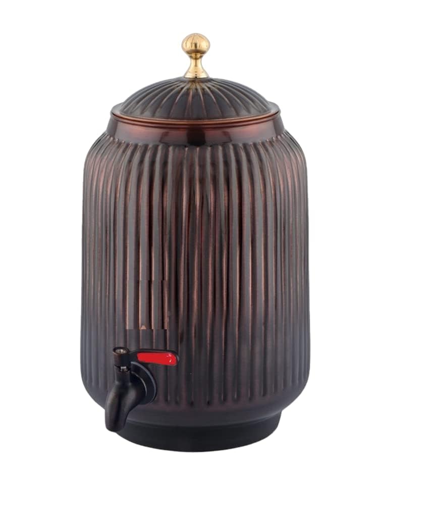 Buy Corporate Overseas 14 Litre Copper Matka,Copper Utensils,Copper Tank,Copper Water Container