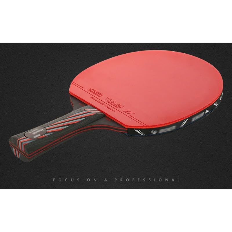 JITEM Professional Ping Pong Paddle, High Performance Table Tennis Paddle, Table Tennis Racket Suitable for Professional Players, Coaches and Enthusiasts(Color:A), Size