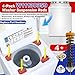 4-Pack W11130359 Washer Suspension Rods, 26 Inch Compatible with Whirl-pool May-tag Top Loader Washing Machine, Fit for 7MWTW7000EW0 7MWTW7300EW0 MVWB755DW0 MVWB765FW0 MVWB765FW1