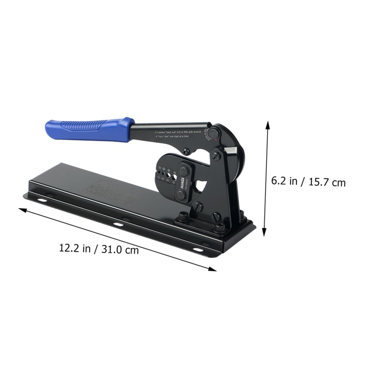 Alicates para Cables de Acero en Forma de 8, Crimpadora | Acero al Carbono, Alta Dureza y Resistencia al Desgaste, para Cables de Acero y Correas de Perro