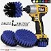 Drillbrush Boat Hull Cleaner Set/Swimming Pool Accessories - Cleaning Drill Brushes for Vinyl Liners - Hot Tubs and Spas Cleaning Brush Kit - Pool Cover Scrubber - Rotary Brushes for Walls and Deck