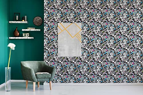 Image of Amazon Brand - Solimo PVC Self-Adhesive Wallpaper, Abstract, 41cm x 4.56m