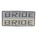 Kei Project Bride Racing Wallet Seat Fabric Leather Bi-fold Gradation (Gray/Tan)